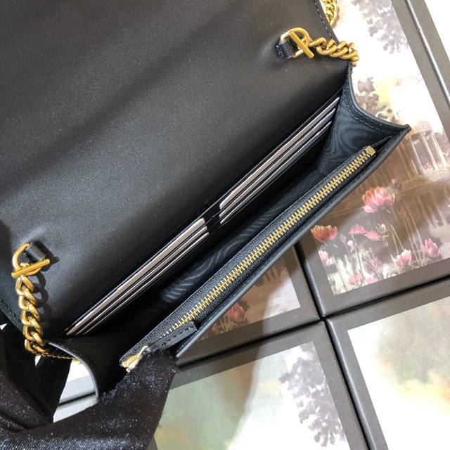Gucci經典款女包 476079 古馳最新瑪格麗特皇后鏈子包 蜜蜂珍珠扣 古奇女士迷你斜挎包  gqy3089